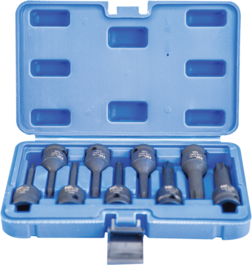 NTTools 9 Parça 1/2" Cr-Mo Torx Uzun Lokma Seti