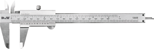 DWMeasuring Monoblok Gövde Üstten Vidalı Mekanik Kumpaslar 0 … 150mm 0.02mm