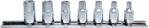 NTTools 7 Parça 1/4" CR-V E Tipi Torx Lokma Seti