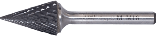 DWCarbide M Tipi Konik Sivri Karbür Kalıpçı Frezeleri 10.0 x 6mm