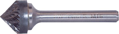 DWCarbide K Tipi 90° Konik Karbür Kalıpçı Frezeleri 25.0 x 6mm