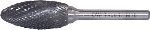 DWCarbide H Tipi Kavisli Çam Karbür Kalıpçı Frezeleri 8.0 x 6mm
