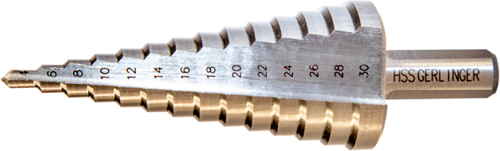 Düz Kanallı HSS Kademeli Matkap Uçları 4 … 20mm