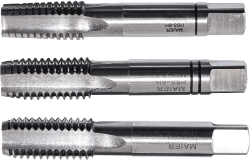 DIN 352 Sol 3 Parçalı Takım Metrik HSS El Kılavuzları M10 x 1.50 LH