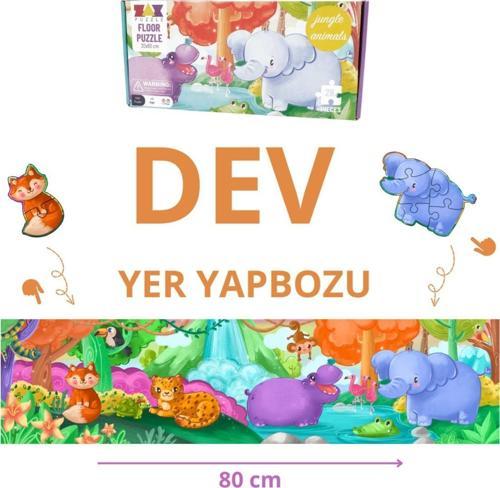 Dev Yer Yapbozu Jungle Animals (Orman Hayvanları)