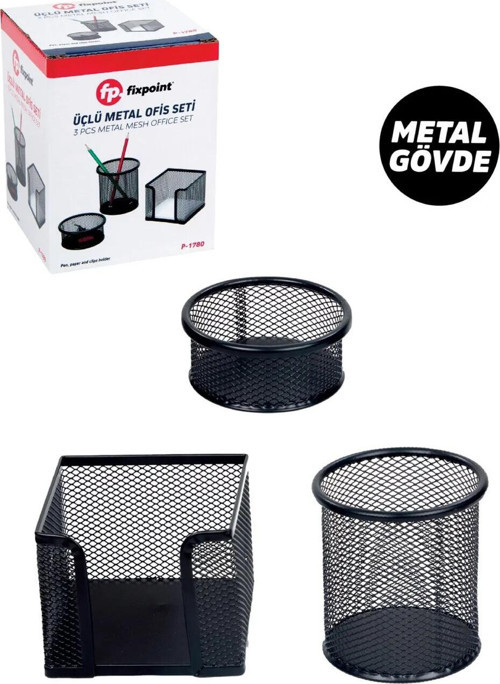 Metal 3lü Ofis Seti P-1780