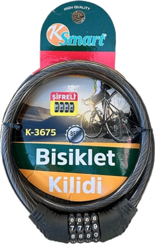 Şifreli Kalın Bisiklet Kilidi 75 cm