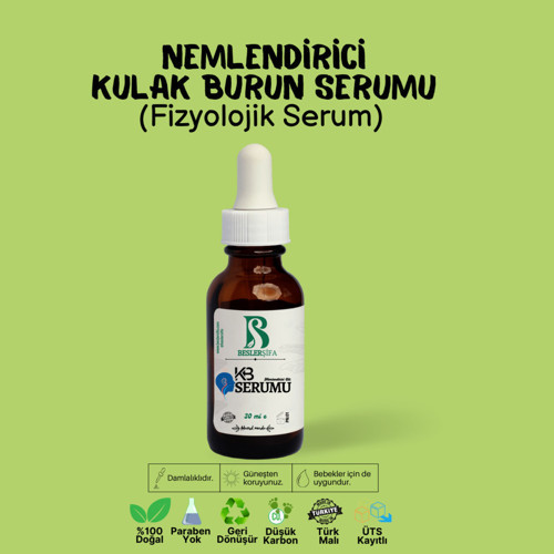 Nemlendirici Kulak Burun Serumu – %100 Doğal Formül, 30 Ml