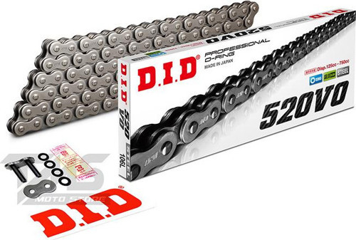 520-106 2020-2022 CF Moto 250SR Uyumlu Zincir Oring Çelik Renk