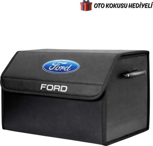 Ford Marka Logolu Oto Bagaj Organizer Çanta Oto Bagaj Çantası 2 Bölmeli Suni Deri