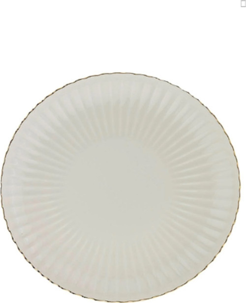 Bone Luz Altın File Servis Tabağı 27cm Tekli
