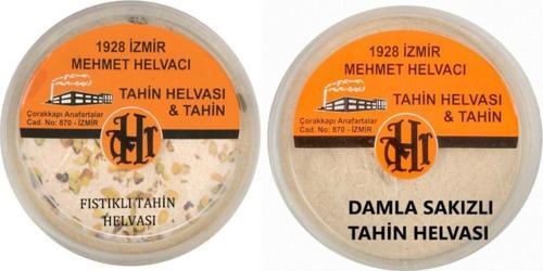 Gurme Paket, Çeşme Damla Sakızlı & Antep Fıstıklı Tahin Helvası, 900 Gr. Ambalajlarda