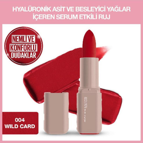 Serum Etkili Hyalüronik Asit ve Besleyici Yağ Içeren Ruj - 004 Wild Card