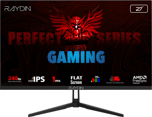 EC27DFI-240HZ, 27", 1ms, 240Hz, Full HD, HDMI, DP, IPS LED, Flat, Frameless, FreeSync Gaming Monitör