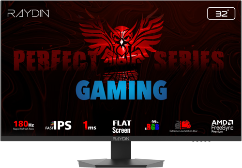 EG32EQI-180HZ, 31.5", 1ms, 180Hz, 2K Quad HD, 2xHDMI, DP, Hoparlör, IPS LED, Flat, Frameless, FreeSync Gamin