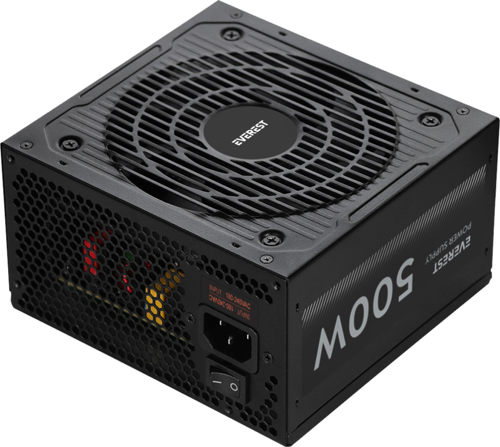 EPS-500A, 500W, 12cm Fan, ATX, GAMING Power Supply (PSU) Bulk