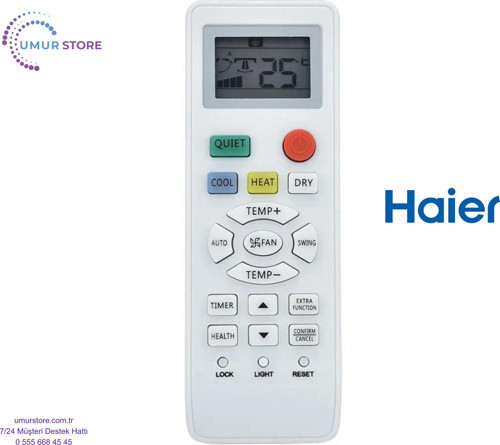 Haier AS68RDAHRA-TR Uyumlu Klima Kumandası