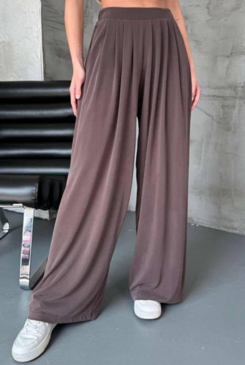 Feela Moda Premium Modal Kumaş Pileli Şalvar Kadın Pantolon 2012