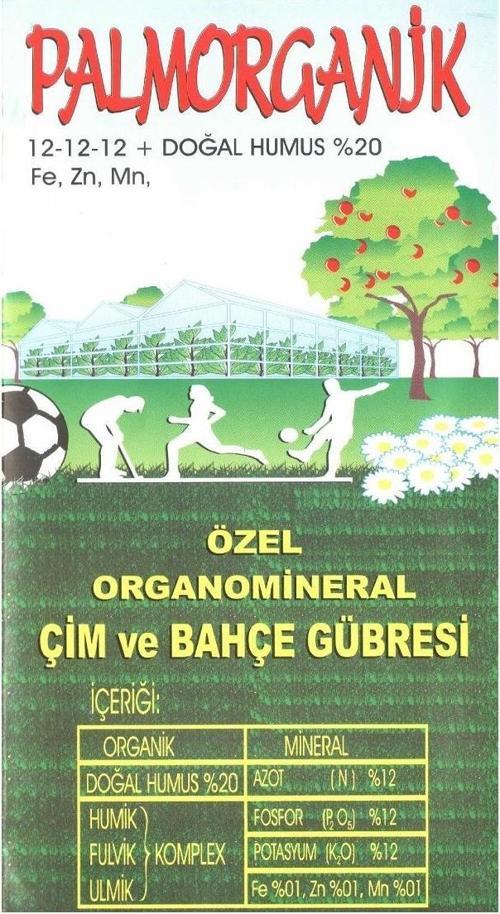 Palmorganik Çim Ve Bahçe Gübresi 15 Kg