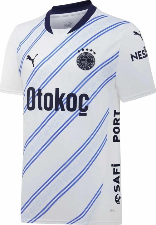 Fenerbahçe Çocuk Forma 2024-2025 Yeni Seon Unisex Forma 775371-02 Beyaz