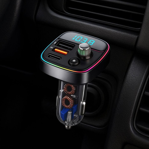 Bluetooth Fm Transmitter Araç İçi Hızlı Şarjlı