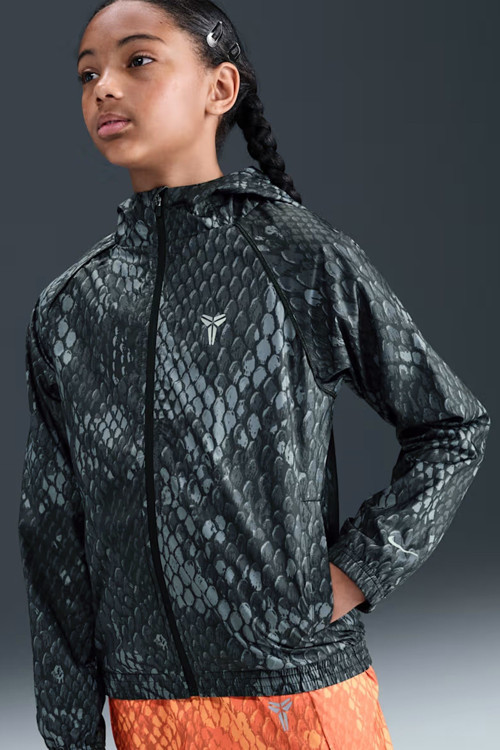 Kid's Kobe Lightweight Woven Water-Repellent Jacket Dark Green Unisex Çocuk Kapüşonlu Hafif Dokuma Suitici Ceket Koyu Yeşil