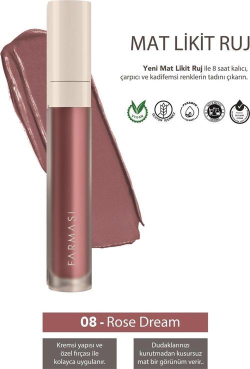 Mat Likit Ruj 08 Rose Dream
