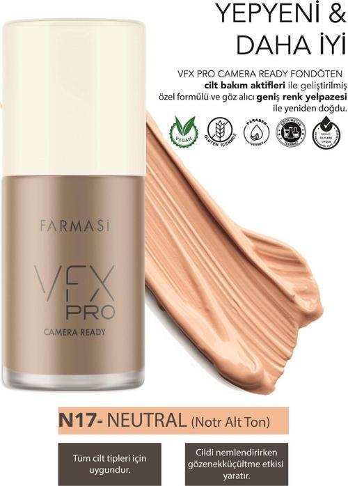 Vfx Pro Camera Ready Fondöten N17 30 Ml