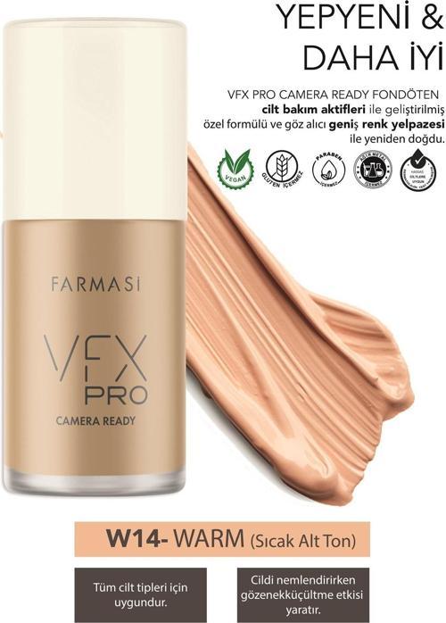 Vfx Pro Camera Ready Fondöten W14 30 Ml