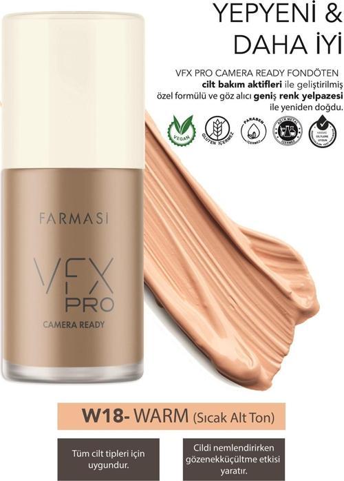 Vfx Pro Camera Ready Fondöten W18 30 Ml
