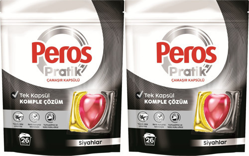Pratik Matik Çamaşır Deterjanı Kapsülü - Tableti 52 Adet Siyahlar (2PK*26)