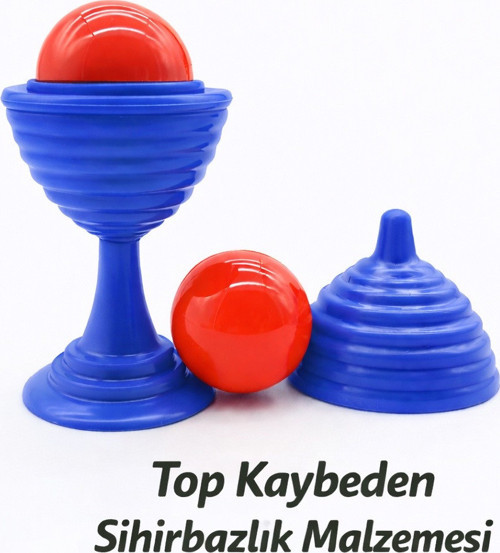 Mavi Renk Sihirli Kupa Top Kaybetme Oyunu 7 Cm