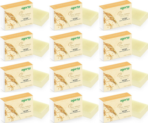 El Yapımı Doğal Sabun 150GR Pirinç (12 Li Set)