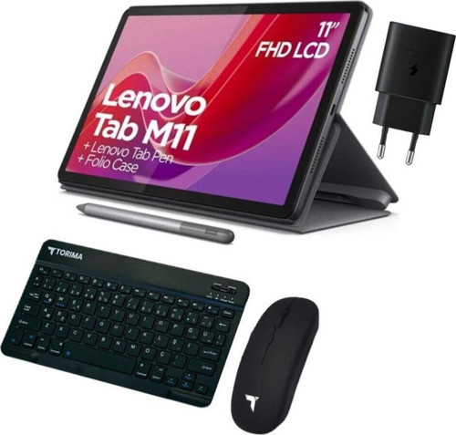 Tab M11 2.0Ghz 8Gb 128Gb 11 İNÇ FullHd Tablet Kalem Kılıf Başlık cam Klavye Mouse ( Türkiye Garatili