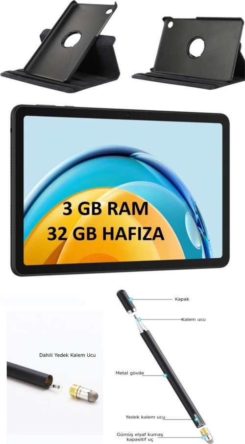 Matepad Se Tablet 32 Gb 360 Derece Dönen Tam Korumalı Kılıf Hediyeli