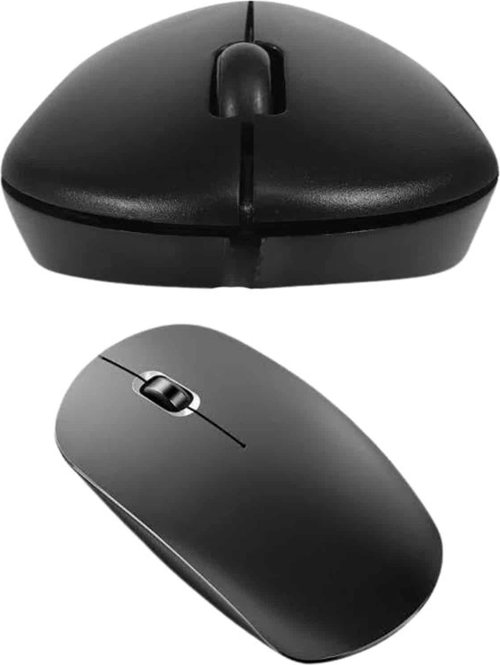 Siyah Kablosuz Mouse Wireless Mouse Minimal Tasarım