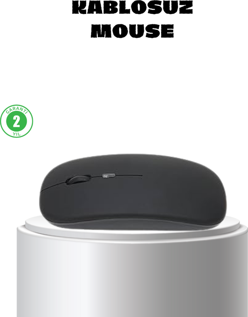 Kablosuz Oyuncu Mouse – Gelişmiş Optik Sensör Profesyonel ve Oyun Kullanımına Uygun