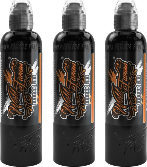 World Famous Ink 3 Bottle Greywash Set – Profesyonel Gri Tonlama Seti (8 oz)