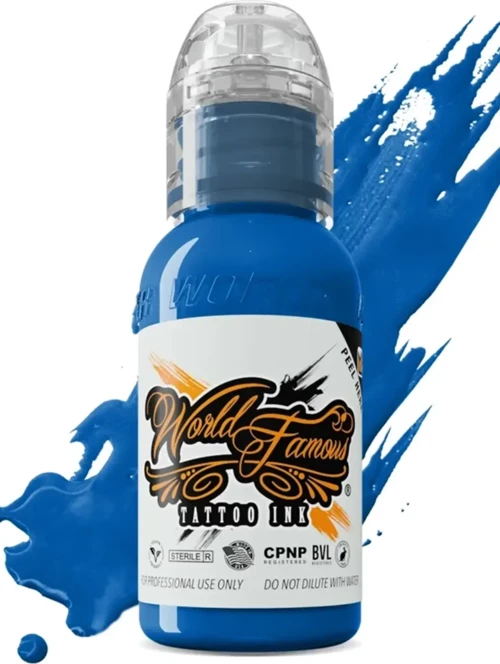 World Famous Niagara Blue World Famous Dövme Boyası 15ml – Yoğun Niagara Blue Profesyonel Tattoo Ink