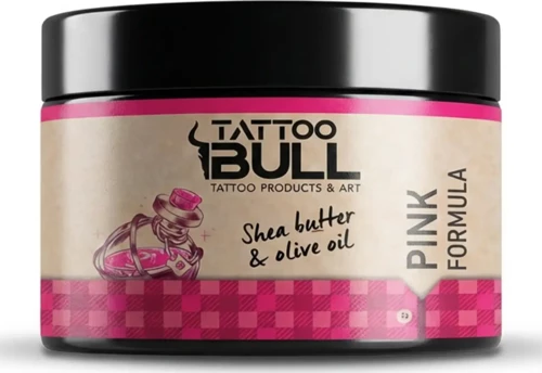 TattooBull Pink Formula Glide 150 ml – Bubble Gum Kokulu Dövme Glide & Bakım Kremi