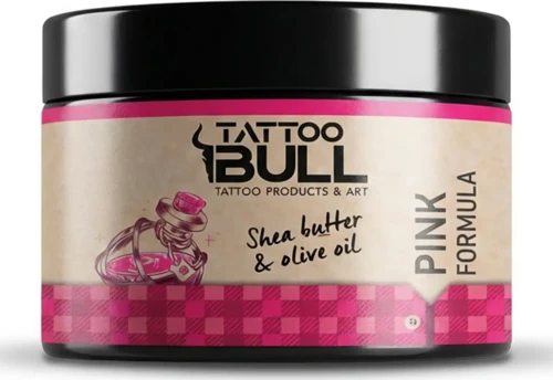 TattooBull Pink Formula Glide 250 ml – Bubble Gum Kokulu Dövme Glide & Bakım Kremi