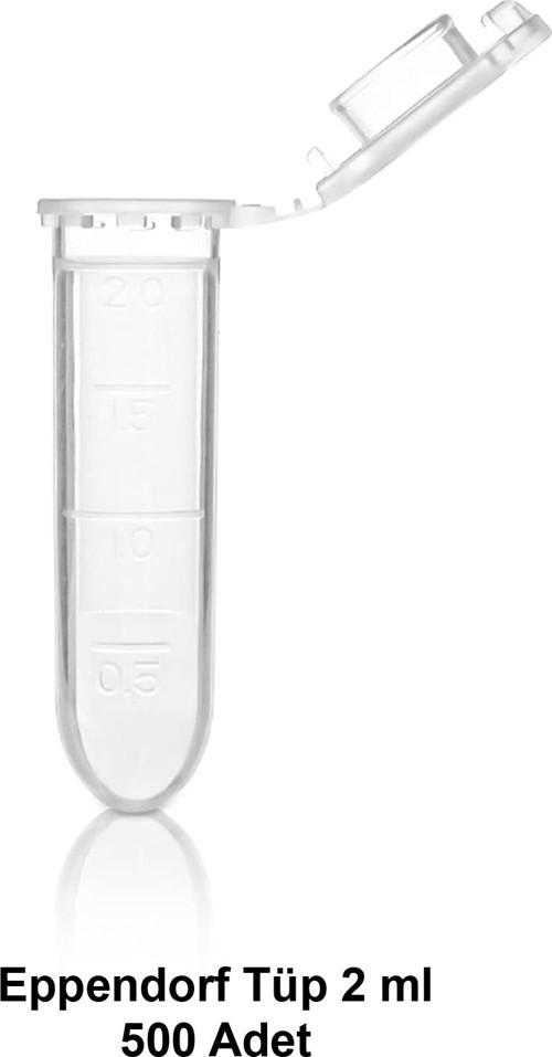 Eppendorf Tüp 2 Ml - 500 Adet