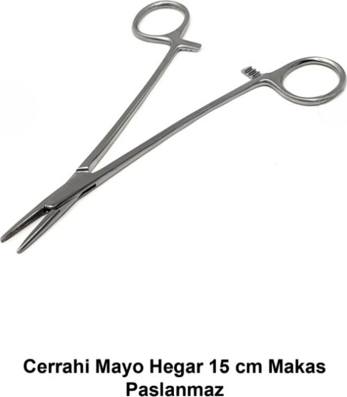 Cerrahi Mayo Hegar Makas 15 Cm - Paslanmaz