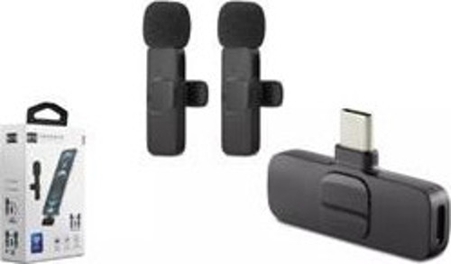 Hdx2788 Kablosuz 2-Mikrofon Type-C Siyah