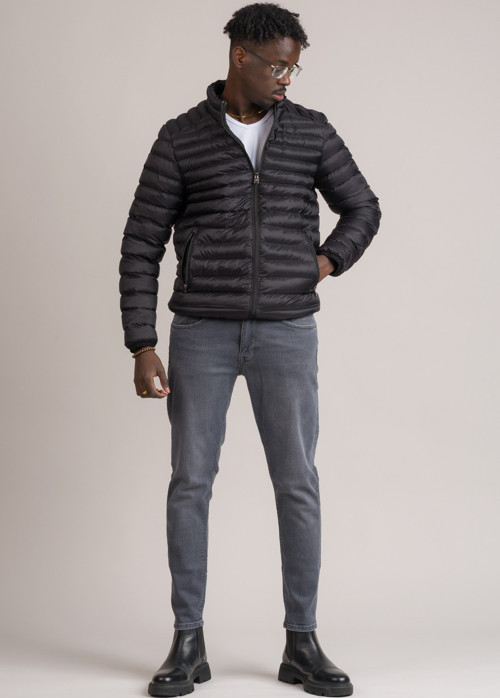 Slimfit Polyamid Astarsız Dik Yaka Hafif Dolgulu Şişme Mont