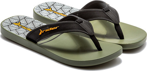 Impulse Graphics Erkek Parmak Arası Terlik Yeşil-Siyah 39/46
