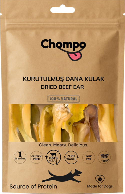 Kurutulmuş Dana Kulak Köpek Ödülü 2 Adet