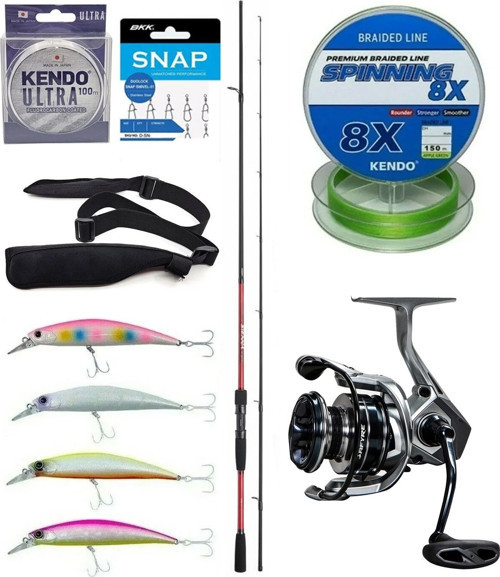 Spin Olta Seti Shimano Kamış Sienna Spinning EVA 2,69m 10-35g 2pc&Okuma Safyre 4000A Olta Makinesi