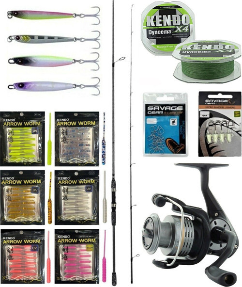 YekOutdoor FireWorm LRF Seti Okuma Wave Up Spin 198cm 0.5-6gr 2 Parça Olta Kamışı&Okuma Revenger RV-25 FD Olta Makinesi
