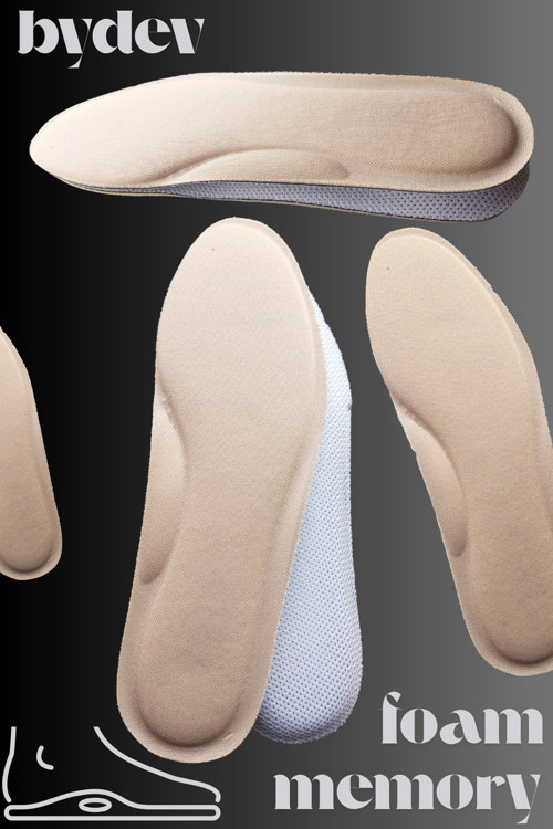 By-1610 Memory Foam Hafızalı Sünger Ortopedik Tabanlık, Yumuşak Ve Konforlu Ayakkabı İçi Taban